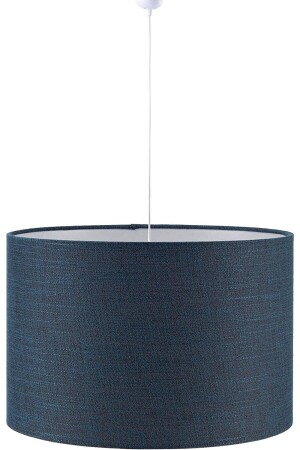 مصباح MNZ-المعلقة شمعة زجاجية زرقاء مظلمة أسطوانة واحدة كابل أبيض عالية الجودة تصميم أزياء الأقمشة 7500 - Modamonline