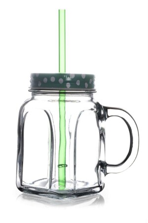 غطاء المعدن الخضراء من MNZ، القش وعباء الزجاج 80388 TYC00124367408 - Paşabahçe