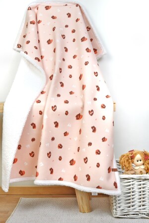 غطاء الطفل المضغوط من طراز MNZ 80x100 سم جزيرة غطاء من جلد الغنم E11BC05528HM - HAMUR