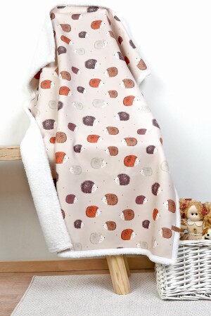 غطاء الطفل من قماش (MNZ) 80x100 سم غطاء من جلد الغنم - Hamur