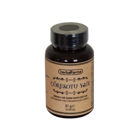 زيت المين الأسود من MNZ 81 Gr 60 كبسولات - Herbalfarma