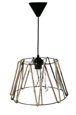 مصباح حبل أبيض من طراز MNZ مع زجاج بلاستيكي شفاف 85210020201 - TEKAY AYDINLATMA