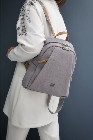كيس ظهر متوسط من نوع MNZ-النساء 9 مقعد Jp4040tm Gray JP4040TM - Just Polo