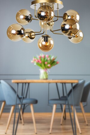 MNZ- 9 يونيو. lu قديم العسل الكرة الزجاجية الشمعة BEG1038BEG09 - Begüsa