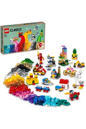 MNZ-® 90 عاما من اللعب الكلاسيكي 11021 - مجموعة بناء الألعاب الإبداعية للأطفال من 5 سنوات فصاعداً (1100 قطعة) - LEGO