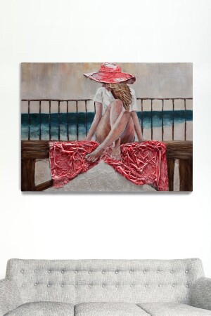 فتاة من قِبل (MNZ) ذات طلاء قبعة (90x120 سم) - ColorVision