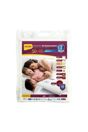 غطاء كهربائي واحد من MNZ مضمن غطاء دافئ 90x150 سم Fma04472 - Omak