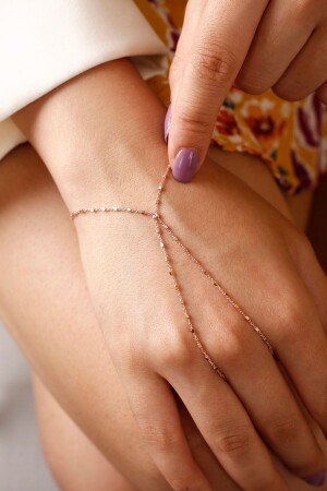 MNZ-النساء كوب الورد سلسلة 925 سبرلينغ الفضة ساهمران LBSH008 - Lia Berto