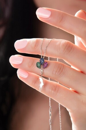 MNZ-النساء 925 سدرلينغ سلفر سلسلة فتاة تحمل مقولة نموذج عنق TTT-KKK-LLK-000 - Bilsen Store