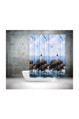 MNZ- حمام الحمام الستائر 9298 جناح واحد 1X180x200 BAPTRO9298STT - Zethome