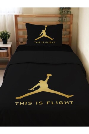 MNZ-مضاعف جانب لاعب كرة السلة نمط - طباعة واحدة غطاء غطاء مجموعة سوداء 94846 - Evmila