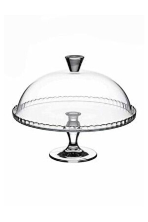 لوحة تقديم كأس كعك MNZ مع غطاء 95200 P1169S6958 - Paşabahçe