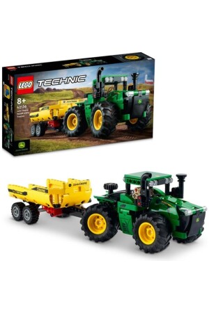 MNZ-® تقني جون دير 9620R 4WD تراكتور 42136 - مجموعة من النماذج المجمعة للبناء (390 قطعة) - Lego