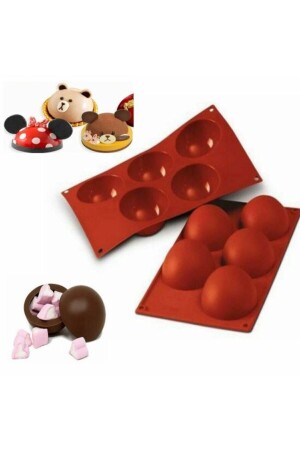 MNZ-سليكون كرة كبيرة نصف الكرة كعكة الشوكولاتة طلاء 9999 - KanyonGrup