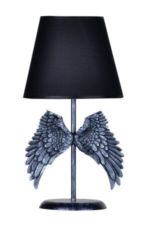 التصميم الحديث من طراز MNZ الملاك المصابيح المظلّة الفضية السوداء - Qdec