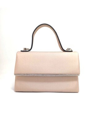 حقيبة مساء صغيرة للنساء من MNZ مع ملحقات الحجر الصاتين - Dizaynbag