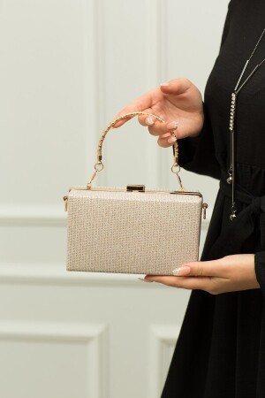 حقيبة ملابس مساء من ذهب فضي للمرأة من MNZ - Weem Bag