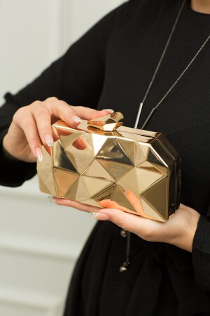 حقيبة مساء من ذهب معدني للمرأة من MNZ - Weem Bag