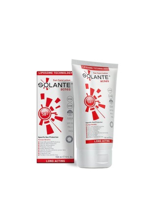 MNZ- Acnes SPF 50 لوشن واقي الشمس 150 مل - Solante