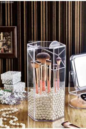 منظمة فرشة مكياج MNZ مع غطاء ADR-FT-018 - Bestofhome