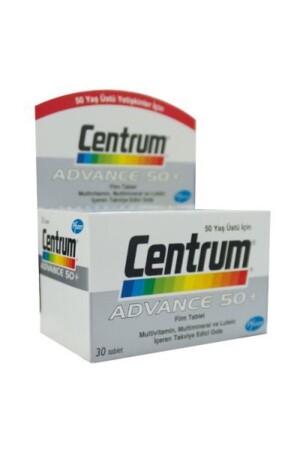 MNZ- Advance 50 الفيتامينات المتعددة 30 حبوب 6868 - Centrum