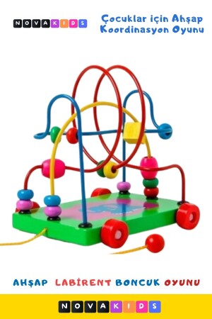 لعبة تعليميّة وذكّائيّة من الخشب (MNZ) لعبة لعبة المذيبة المزجّة للأطفال والأطفال - Novakids