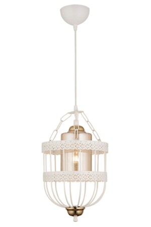 مصباح النفط الموحد MNZ أبيض شمعة عصرية AK00018 - Kraliçe