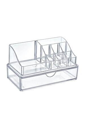 MNZ-(حجم صغير) منظمة تجميل مصفاة الشفاه كريم ماسكارة عيون الصندوق مع درج Ak523 - Triya Home