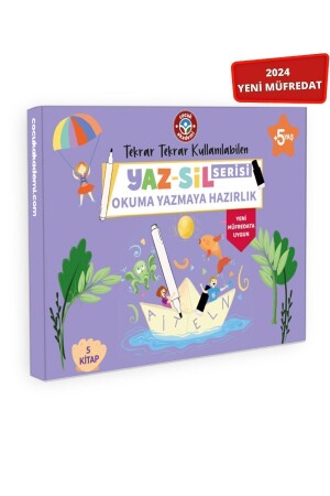 MNZ-كتابة و مسح سلسلة القراءة و الكتابة مجموعة التحضير - Çocuk Akademi
