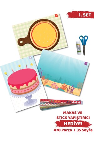 MNZ-المرحلة الجامعية قطعة-بصمة مقص النشاط التعليمي مجموعة - Minipoi