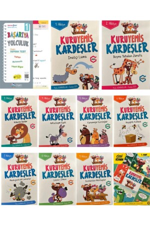 MNZ- واحد. مجموعة فهم القراءة مع أخوة الجوز للاستلامات + رحلة إلى النجاح اختبار ورقة alakentkitap4590 - Arı Yayıncılık