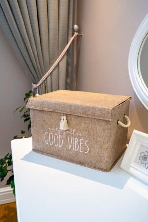 صندوق منظمة MNZ مع غطاء الشعر براون - Alas