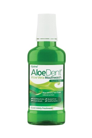 MNZ- غسيل الفم المُتجدد بالفرق بين Aloevera - خالي من الكحول و خالي من الفلووريد 250ml ALOE. 01. THU. 003 - AloeDent