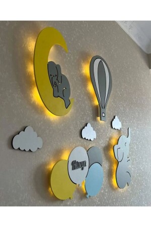 غرفة الأطفال من MNZ - أضاءة مصباح الليل الديكورية ALP122. - Işıklıtoplardükkanı