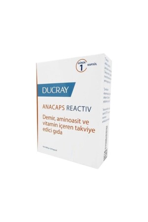 MNZ- Anacaps Reactiv 30 كبسولة مكمل غذائي مغذى - Ducray