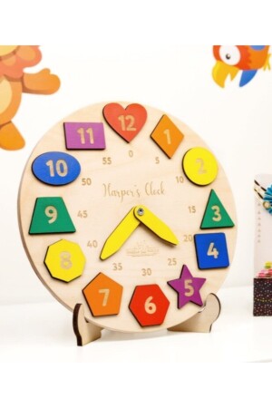 MNZ-أنا أستمتع تعلم الساعة والأرقام والألوان والأشكال - Ankebut