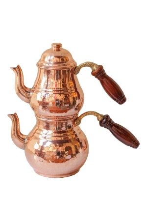 علبة شاي صغيرة من النحاس من نوع MNZ - Antepsepeti