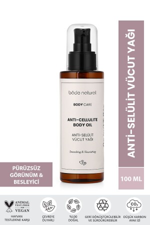 زيت مراقبة الجسم من MNZ- Anti- cellulite 100 مل - Bade Natural