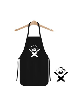المطبخ المطبوع من طراز MNZ - Apron مطبخ الأسود - Apron Cook - المزيّف الأول من نوعية الألباكا - YNK - apron-8 - bonecim