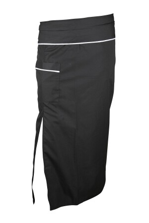MNZ- الفرنسي السوداء الطباخ Apron AŞ-016 - Lobby Uniform