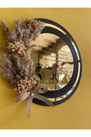 أوراق زينة الباب الخشبية المخصصة لـ MNZ - AralsTasarım