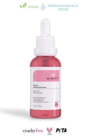 MNZ- Arbutin مضيئة الصيروم Arbutin 2% حمض هيلورونيك W306 - WIWIFY