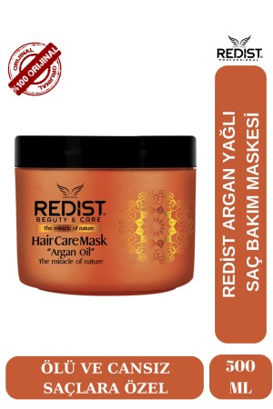 قناع رعاية الشعر من طراز MNZ- Argan 500 مل - Redist