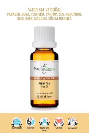 زيت مناجان MNZ- Argan Oil Cold Pressed 20 ml زيت مناجانيا Spinosa 100% نقي وطبيعي - İntense Natural