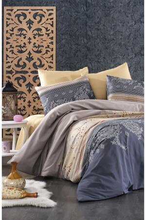 MNZ- القطن - أوراق مصبوبة غطاء غطاء غطاء واحد Arven - كريم GRM0004 - GARDEN ROOM