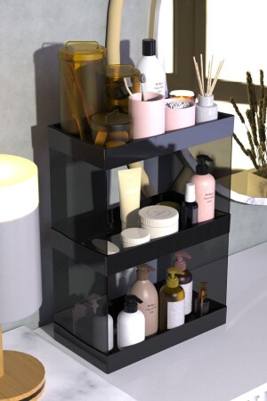 مكنسة (MNZ) - المجوهرات والمنتجات الرعاية المُنظمة رف موقف مرتفعين مجموعة تخزين منظمة متعددة الأغراض - Ata Home