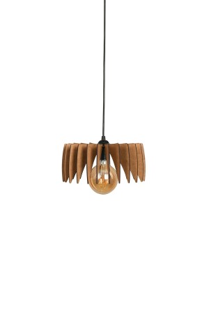 MNZ-خشب الروستيك الحجم الصغير شمعة واحدة AV17RU01NAK - MadamVila