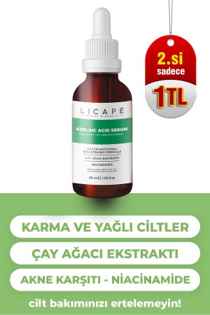 سيروم جلد MNZ- Azelaic Acid للجلد المسموم والعرض للحصام 30ml - Licape