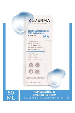 MNZ - ترطيب وإصلاح B5 كريم و جلد تغذية وحماية و تهدئة 8683574183106 - ZEDERMA