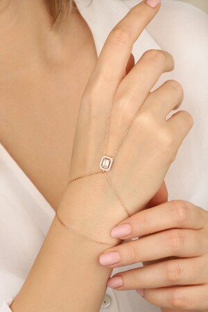 MNZ-النساء وردة Baguette حجر 925 سدرلينغ فضية Sahmeran LBSH005 - Lia Berto